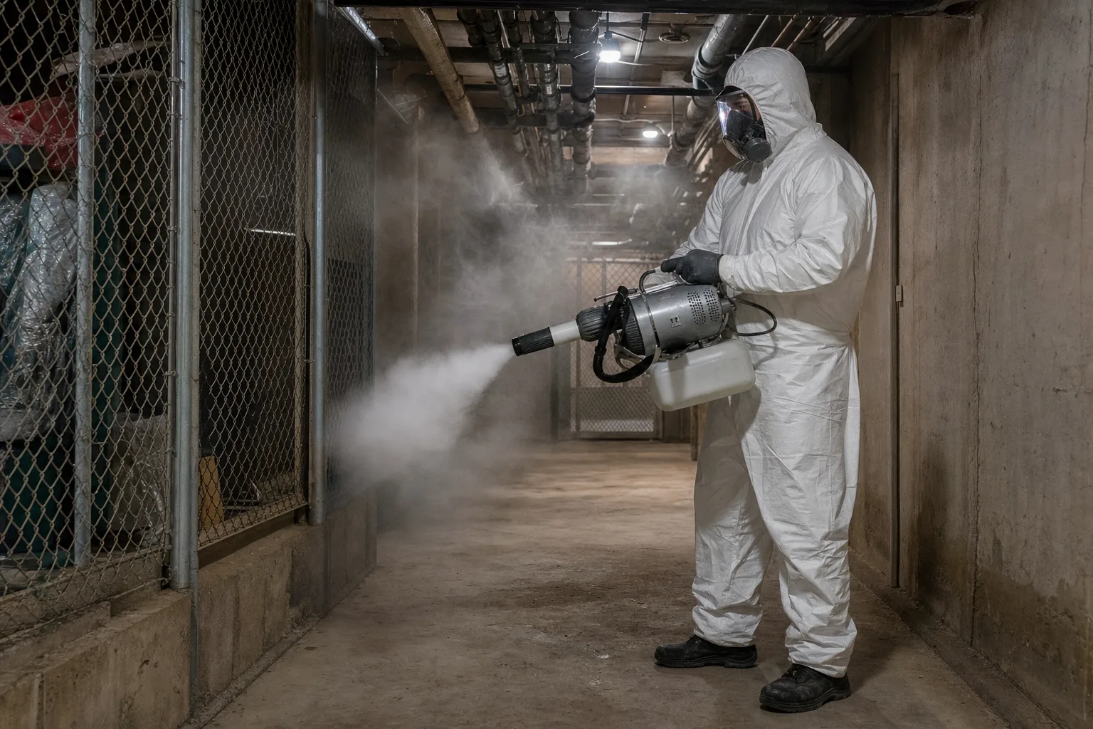 Nebulización ULV en una cocina profesional